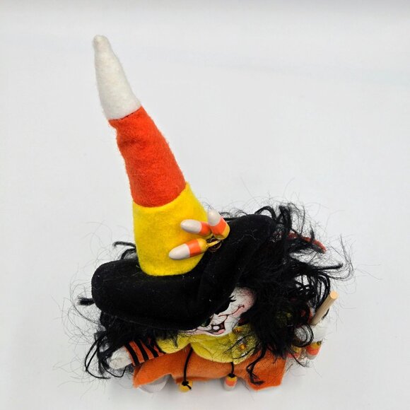 Annalee Candy Corn Witch Mouse Doll Halloween 2009 Retired Read - Picture 12 of 14